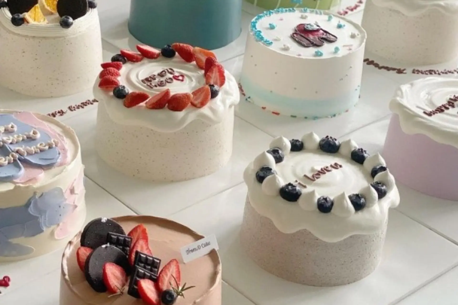mẫu bánh sinh nhật cute