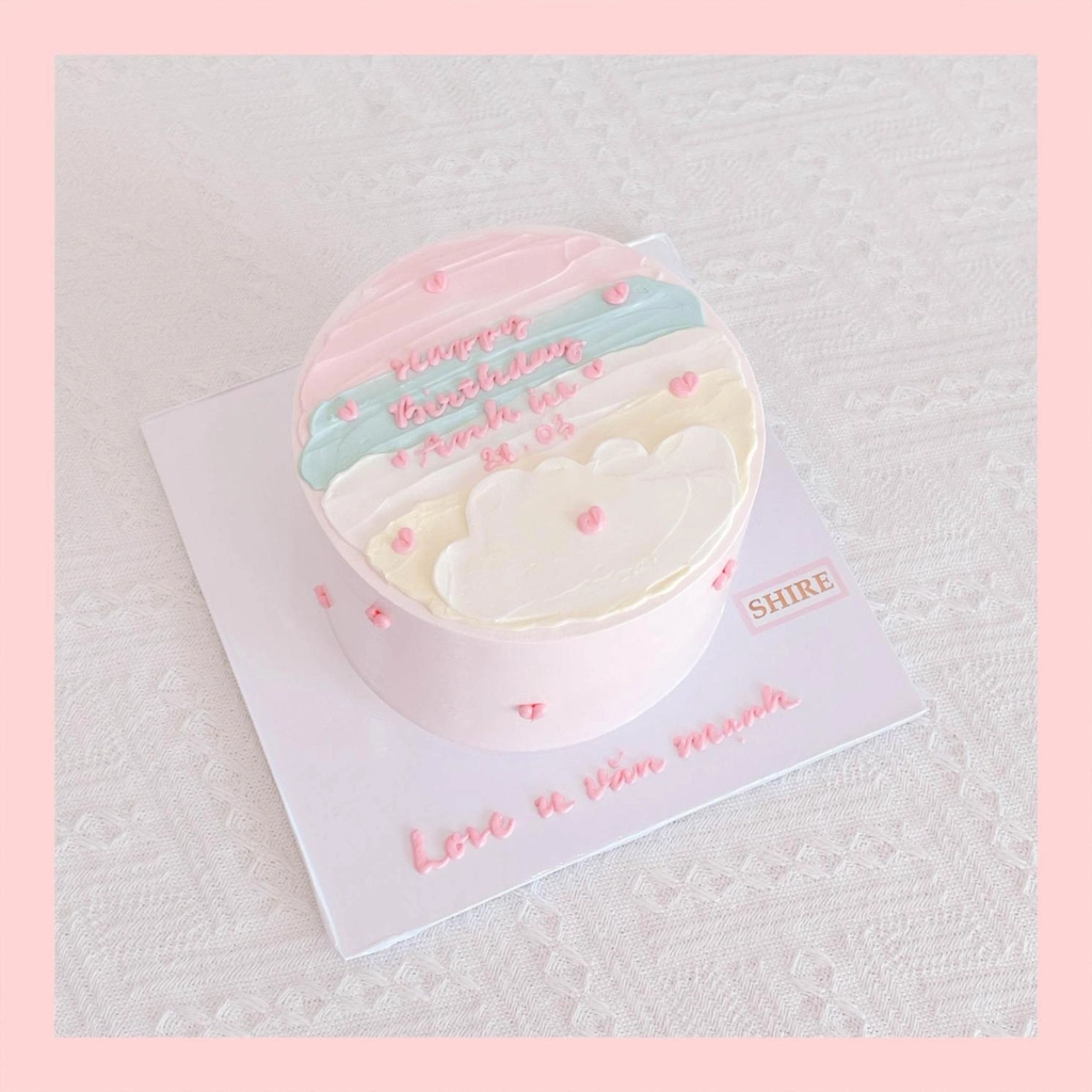 mẫu bánh sinh nhật cute